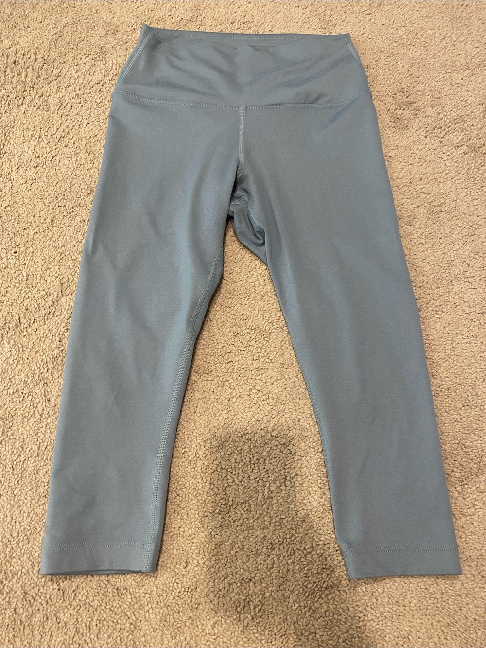 NOBULL High-Waist Cropped Leggings in Gorgeous Slate Blue